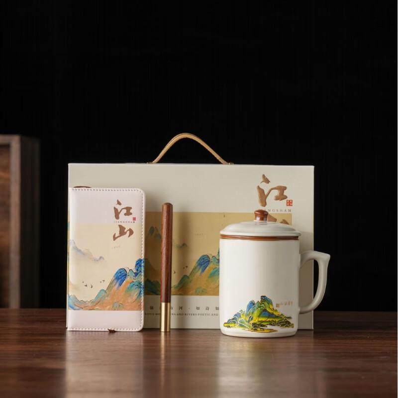 

Ru Kiln Color-Changing Ceramic Tea Set Gift Set