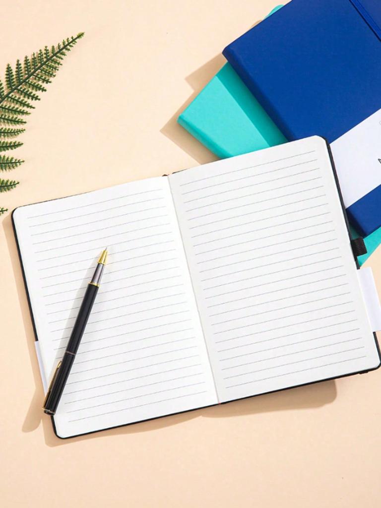 A5/A7 Hardcover Notebook Set - PU Leather Cover, 200 Pages/100 Pages, Suitable For School, University, Work, Travel - Lined Notebook, 