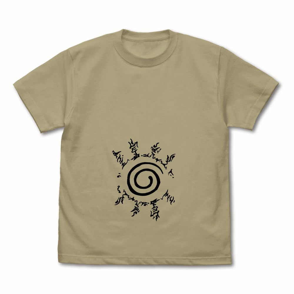 COSPA NARUTO Shippuden Eight Trigrams Sealing Ceremony SAND KHAKI M Size [Official] T-Shirt Ver.2.0