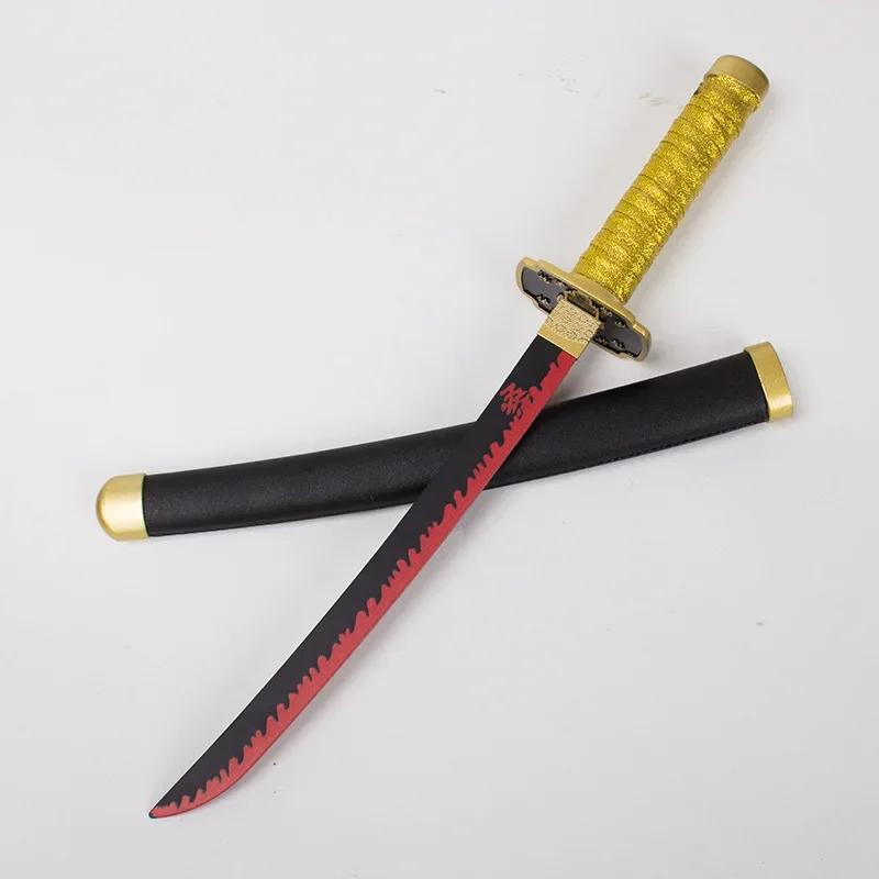 40cm Demon Slayer Metal Katana Kimetsu No Yaiba Cosplay Prop  Japanese Samurai Sword Ninja Knife Real Size Katana Anime Toy Gift