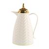 Solid Color Vacuum Thermal Pot Insulated Coffee Cup Glass Liner Beverage Dispenser Thermo Mug for Modern Kitchen or Office