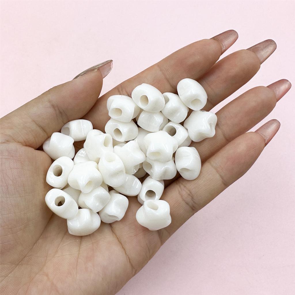 60 Stück 13,6 mm Jelly Color Acryl fünfzackigen Stern lose Perlen für Armband Ohrringe machen Perlen Materialien DIY Schmuck Zubehör