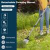 Cleaning Shovel Stainless Steel Garden Moss Weeding Shovel with Adjustable Length Handle Outdoor Farm Planting Tool