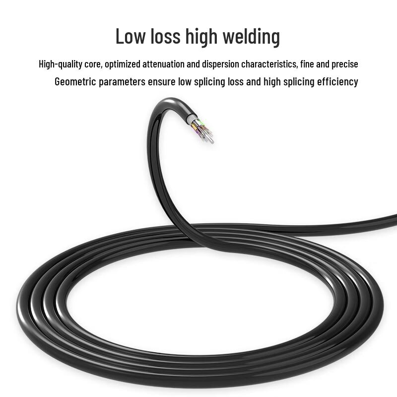 SK-LINK 12-Core Armored Single-Mode Outdoor Fiber Optic Cable