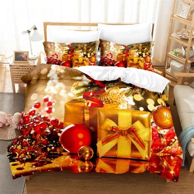 Christmas Gifts Bedding Set Duvet Cover Set 3d Bedding Digital Printing Bed Linen Queen Size Bedding Set Fashion Design