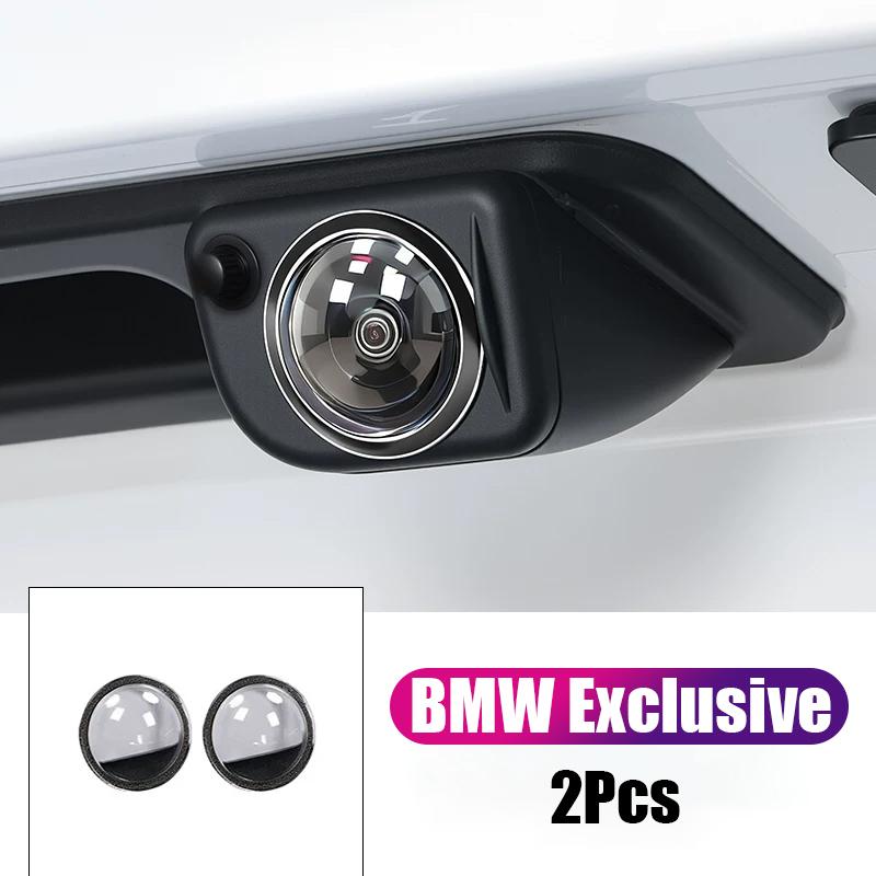 2/4Pcs Car Camera Lens Protective Cover 360 Panoramic Reversing Guards Accessories Stickers For BMW G80 G06 G07 G42 G14 G15 G16 dnsh52