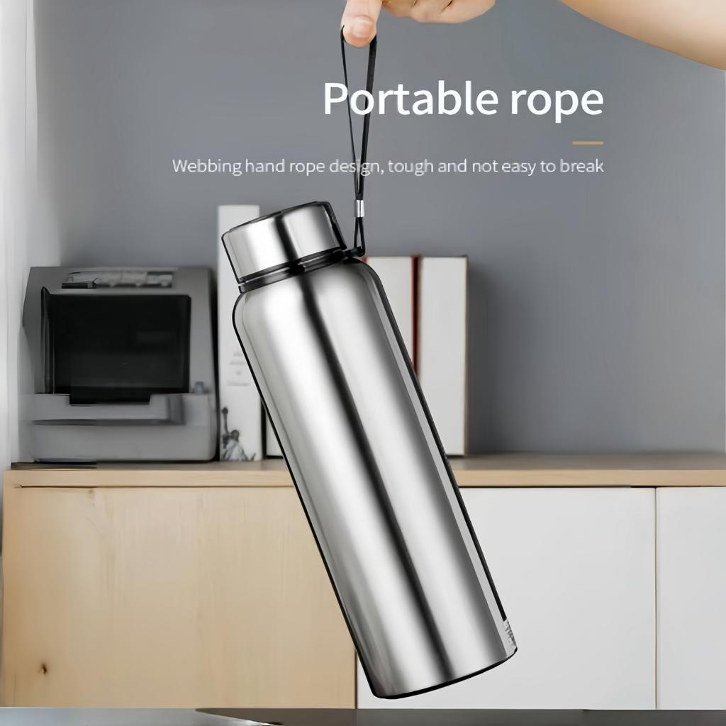 1L Edelstahl Thermos Wasserflasche für das Fahrzeug Kalt- und Heißwasserflasche Thermoskanne für Wasser Tee Vakuumflaschen