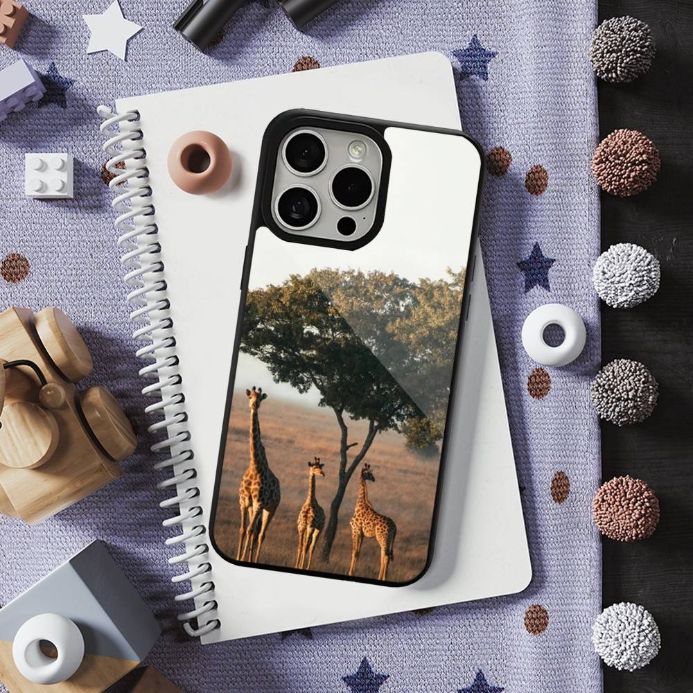 

Animal Giraffe Cute Phone Case For iPhone 13,15,17,14,Pro,Max,Plus,12,11,16,Mini, For Magsafe,Magnetic Wireless Charging iPhone17Pro