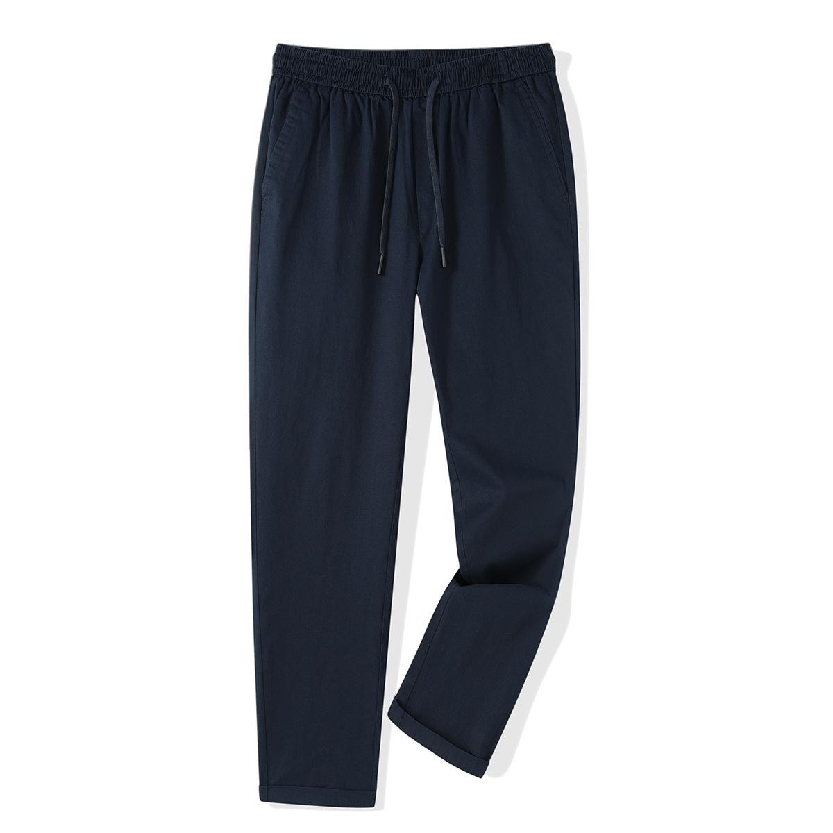 

Spring and Autumn Men s Japanese Retro Straight High Street Loose Simple Casual Washed Tooling Trousers Functional Pants XXXL темно-синього кольору