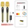 2 Channels Karaoke Mic Micphone Clear Sound Condenser Microphone  Karaoke Singing