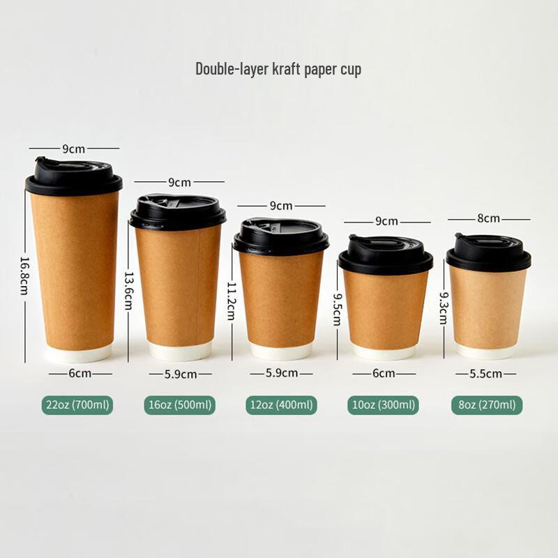 Disposable Insulated Coffee Cups with Lids