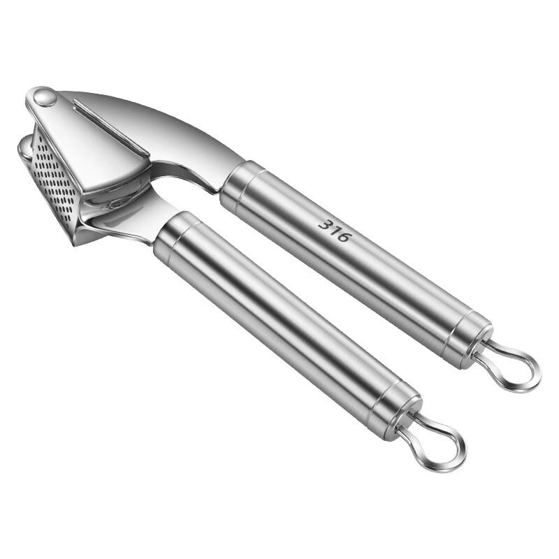 Uoto Stainless Steel Manual Garlic Press