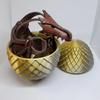 Adjustable Length Handchain PU Leather Dragon Bracelet Cosplay Cuff Arm Band for Fantasy Enthusiasts Unique Accessory