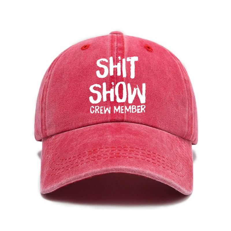 Trendy Versatile Hip Hop Letter Printing Washed Old Soft Top Sunshade Baseball Cap Unisex Baseball Cap