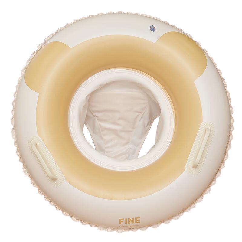 Children s Bear Sunshade Inflatable Swim Seat Ring