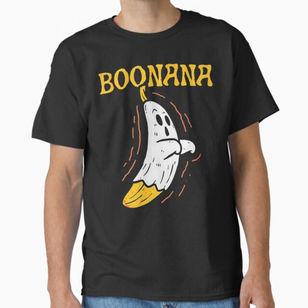 Boonana Cute Ghost Banana Halloween Costume Men Women Kids T-Shirt Unisex T-Shirt S