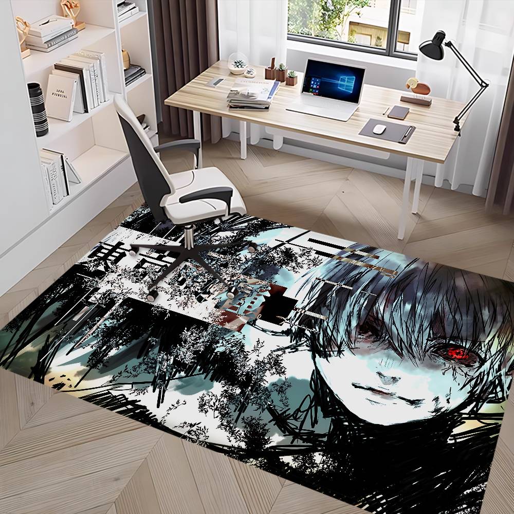 Tokyo Ghoul Anime Room Mats Cheaper Anti-slip Modern Living Room Balcony Printed Welcome Rug