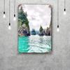 kenai fjords national park Decor Poster Vintage Tin Sign Metal Sign Decorative Plaque for Pub Bar Man Cave Club Wall Decoration