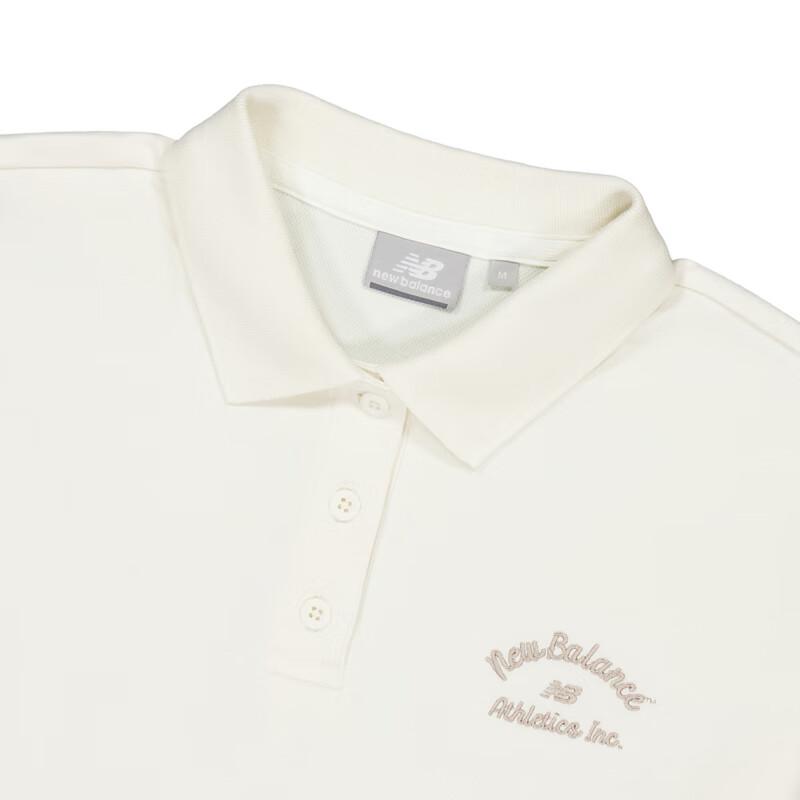 New Balance Polo Shirt Women's Ecru NFE22252-IV