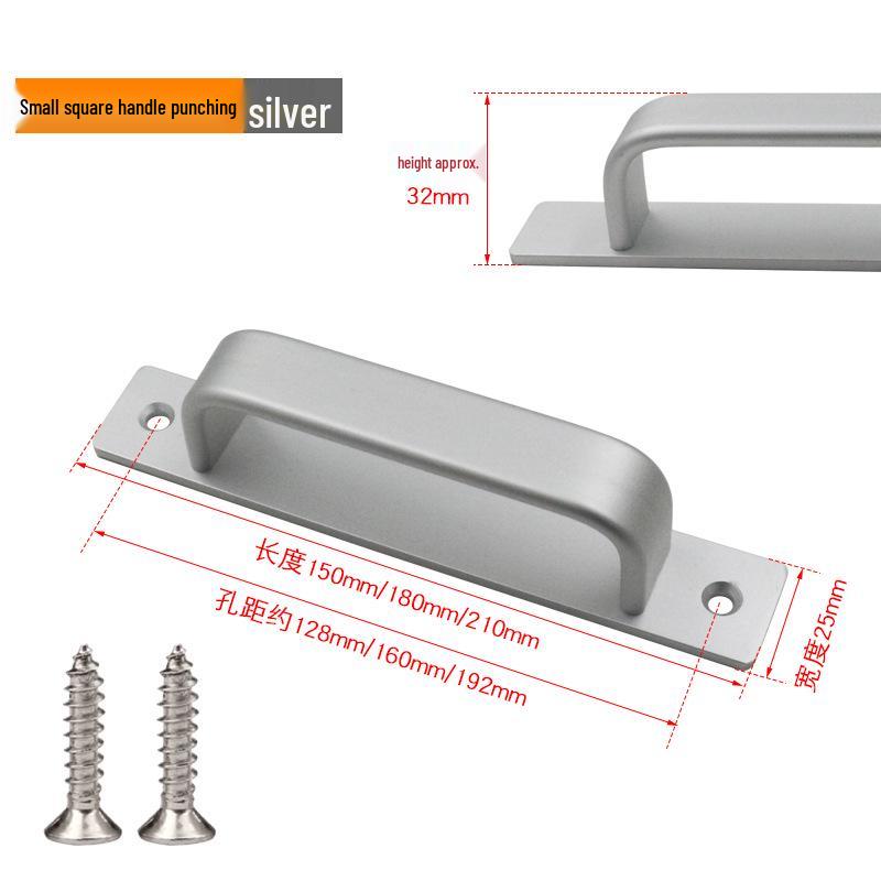 Punch-Free Aluminum Alloy Sliding Glass Door & Window Handle 150mm