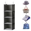 WOVTE Hanging Storage Large Closet Hanging Business Trip Storage Hat and Clothing Easy 86x30x30cm Box, Non-woven Fabric, Foldable, Capacity, Storage,