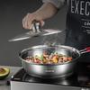 MAXCOOK 304 Stainless Steel Multi-purpose Wok