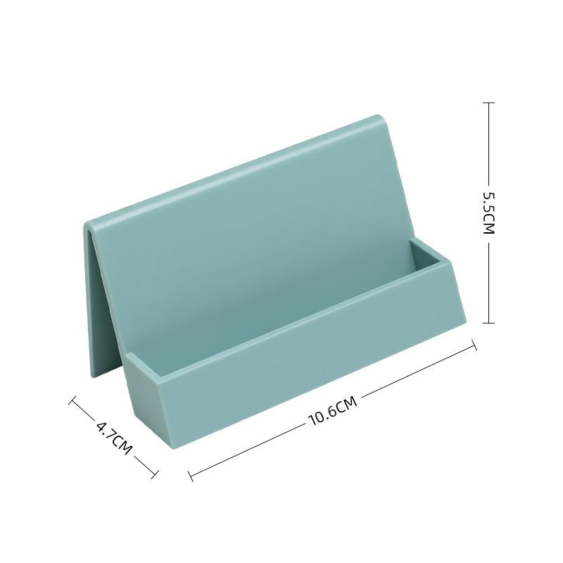 New Creative Desktop Shelf Box Location Card Organizer Simple Business Card Case Durable Storage Box Office
