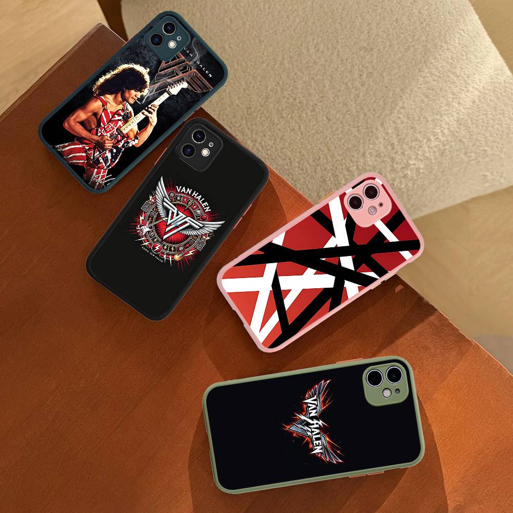 E-Eddie Van H-Halen Piosenkarz Do Silikonowego Matowego Etui Na Telefon Dla IPhone 16 Pro Max 15 14 13 12 11 X XS MAX