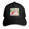 Happy Floppa Baby and Mom  Caracals Baseball Cap Hood Rave Big Size Hat Anime Hat Womens Hats Unisexs