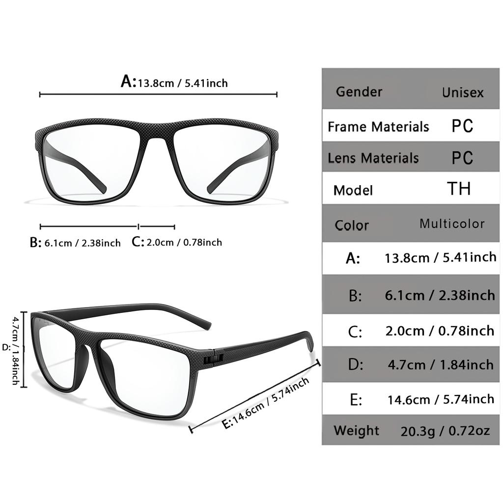 Rechteckige photochrome Lesebrille Ultraleichte Alterssichtige Brille für Mittelalte und Ältere Täglicher Gebrauch Surf