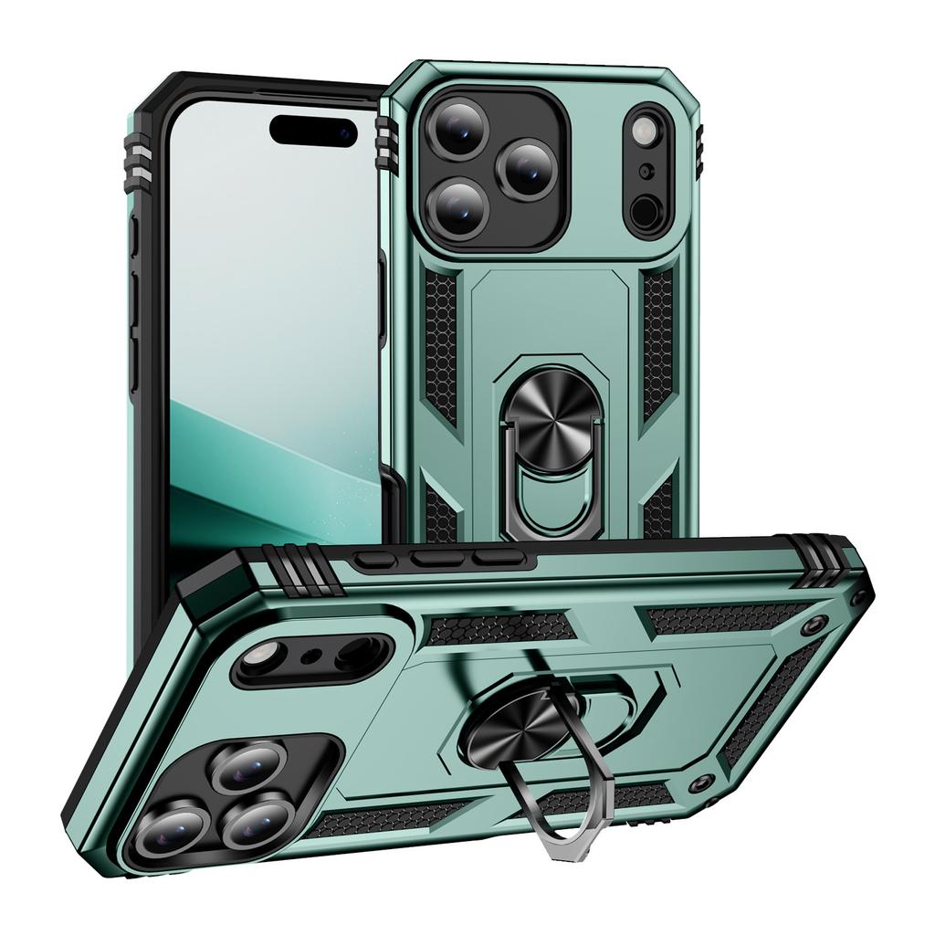Applicable To iPhone17ProMax Military Armor Mobile Phone Case Apple 16Pro Bracket 15 Anti-drop 14 Sets XS