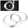 2Pcs Car Side Air Conditioning Vent Ring Frame Cover Trim for Mercedes Benz E Class W213 16 18