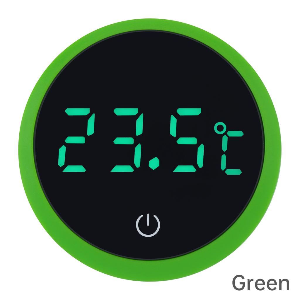 Bezprzewodowy biały / zielony / czarny termometr cyfrowy w stopniach Celsjusza, termometry do akwarium z wyświetlaczem LED