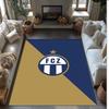 Tappeto Morbido Area Rug con Motivo Calcio FC Zürich Antiscivolo Tappeto per Pavimento Interno Tappetino Decorazione Sportiva per Camera da Letto