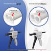 Manual Wireless AB Glue Gun: Single & Double Component Plastic Push-Type Caulking Gun