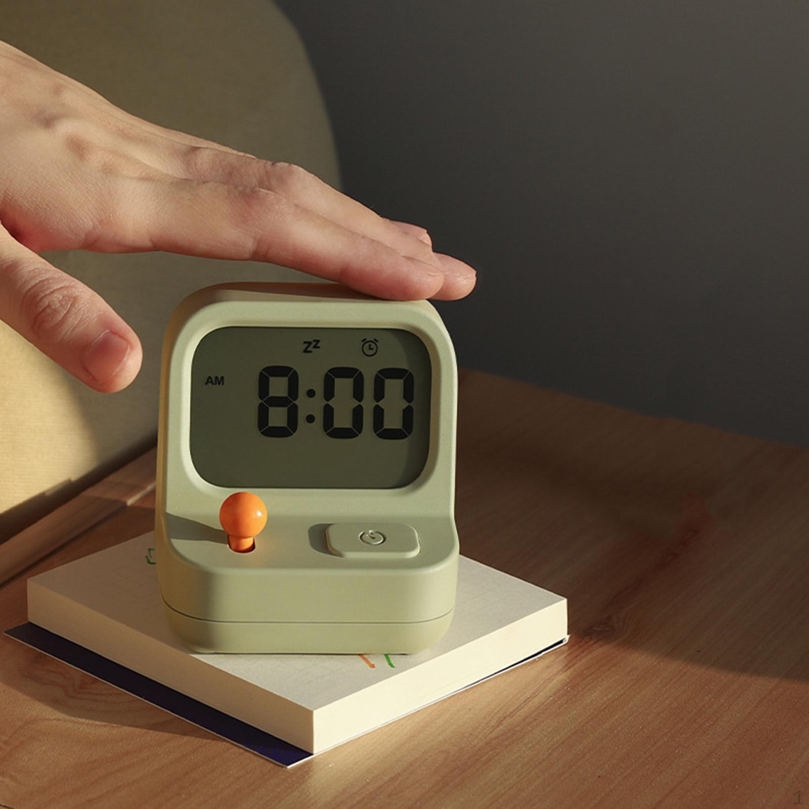 

Alarm Clocks for Kids Silent Non Ticking Snooze Function Desk Clock Table Bedroom Living