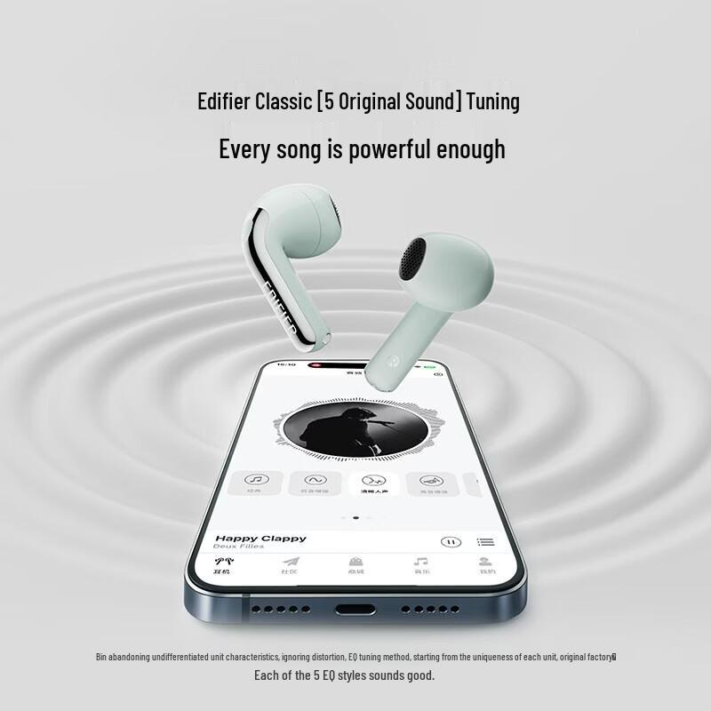 EDIFIER Lolli ANC Semi-in-ear Noise Cancelling Bluetooth Earbuds
