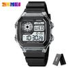 SKMEI 1998 Clock reloj hombre Japan Digital Movement Countdown Sport Watch Mens Multifunction 5Bar Waterproof Chrono Wristwatch