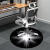 1PC Lightburst, Radiance Flare Chair Carpet for Office, Indoor Non-Slip Washable Carpet, Soft Comfortable Mat For Office Room yy250930239