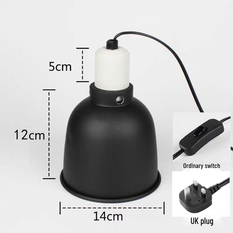 Turtle Basking Reptile Lamp: Adjustable Heat-Resistant Sun Lamp Cover with Focused Light and Heat Control