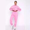 Completo da Donna 2 Pezzi con Felpa Casual a Manica Lunga Pullover Tuta Abbigliamento Quotidiano