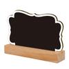 10Pcs Small Chalkboards with Wood Stand Double Sided Message Board Sign Table Number Food Sign for Wedding Party