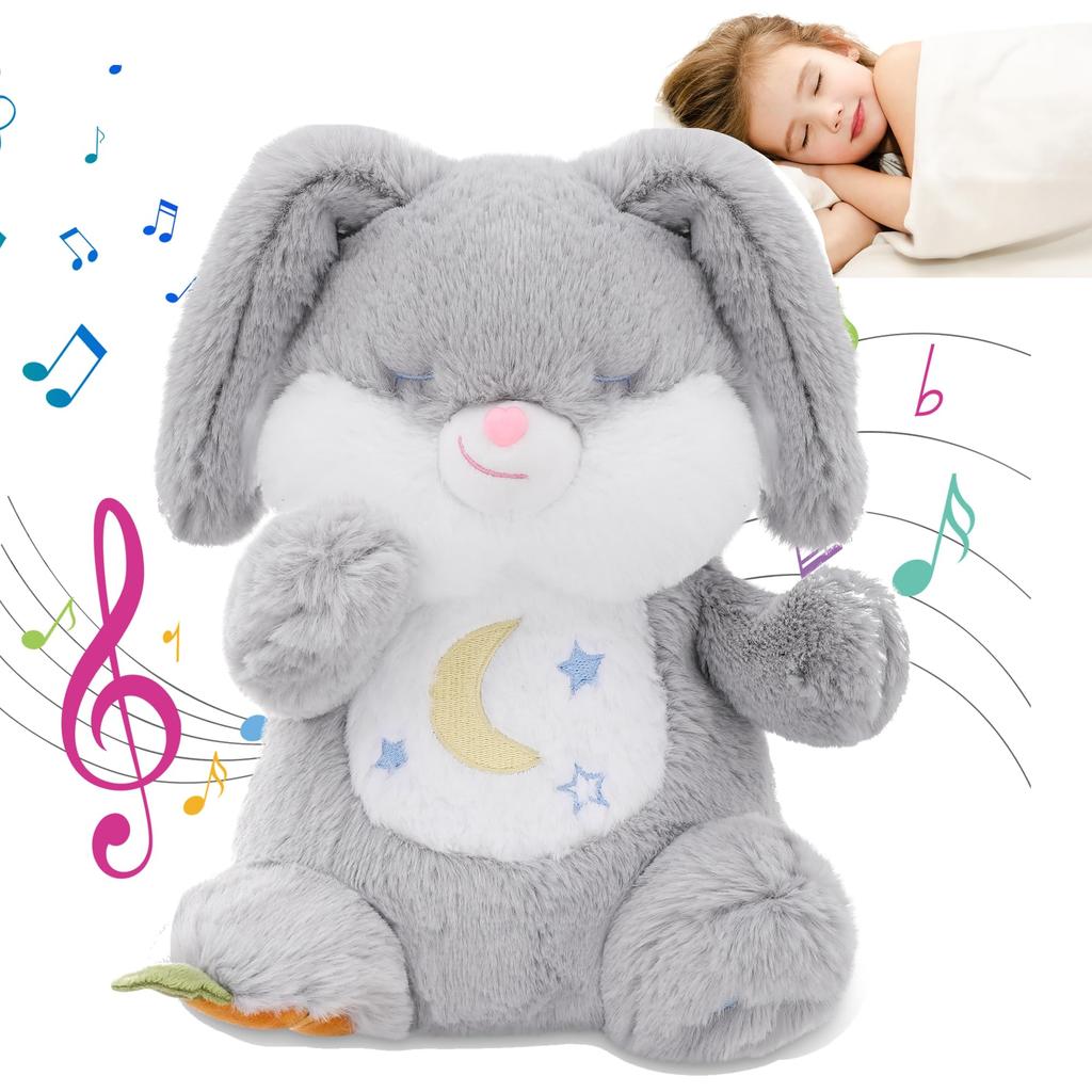 JISON21 Music Box, Plush Toy for Sleeping, Birthday Gift for Girls and Boys, Animal-themed Sleeping Music Box, Children's Musical Toy with Melody,