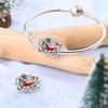Stering Copper Christmas Charms Santa Claus Moose Boots Bell Winter Bead Pendant Fit Original Bracelet Diy For Women Jewelry