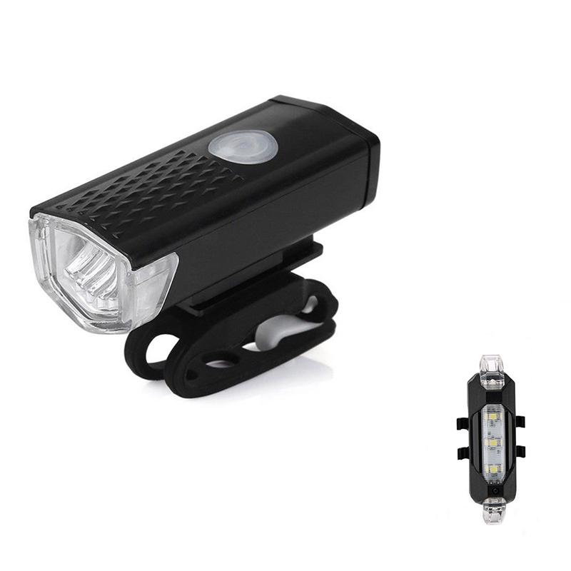 Bicycle Tail Light USB  Waterproof Rechargeable Bike Light Night Cycling Headlight USB LED Safety Warning Light Bike Accessories