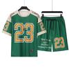 2026 Estate Nuovo Set Sportivo Estivo da Uomo Traspirante Maglietta da Basket e Pantaloncini Set Due Pezzi Set 2 Pezzi Maglietta da Uomo Leggero