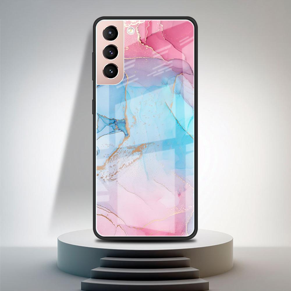 

Винтажный чехол из мраморного стекла для Samsung Galaxy S22 S20 FE S21 5G S10 S9 Plus Note 10 20 Lite, закаленный чехол для телефона Samsung Note 10 Lite