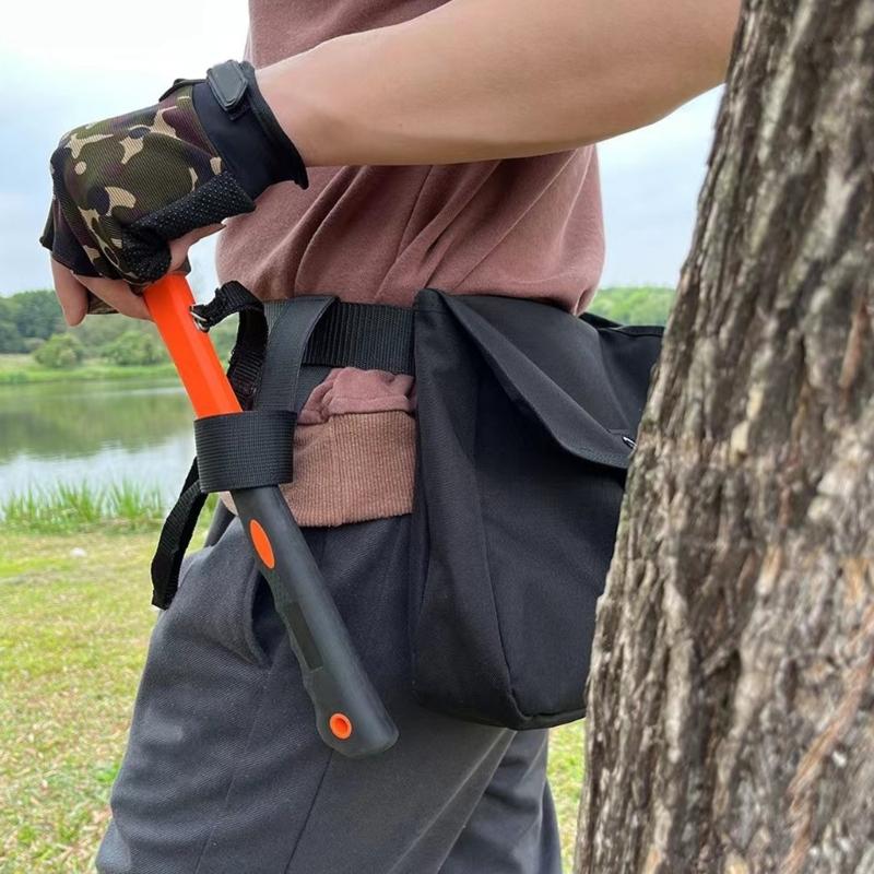 Outdoor Multifunctional Storage Bag Fishing Tackle Bag Hammer Holder Tent Stakes Pegs Pouches Waterproof Fanny Pack
