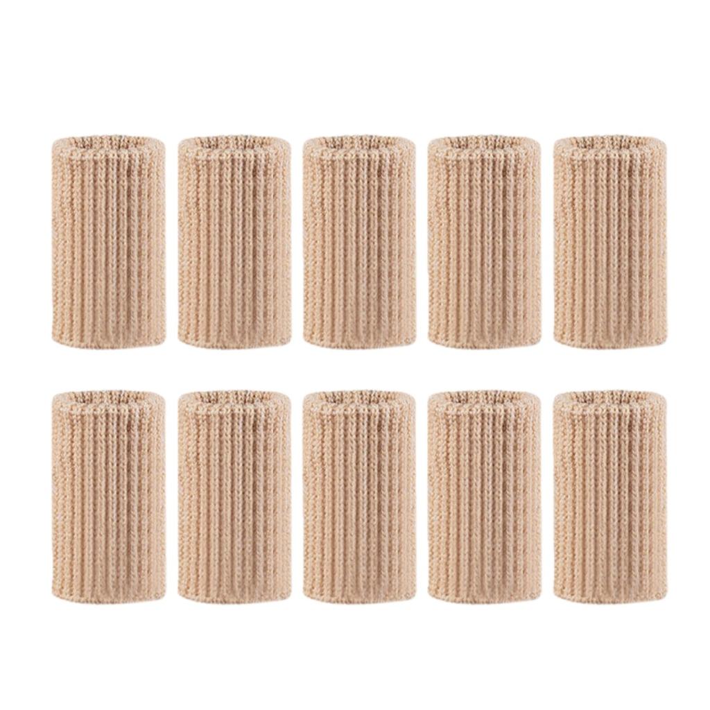 10Pcs Elastic Knitted Finger Protectors Brace Support Guards For Sports Knuckles Protection Sleeves Covers