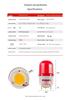 LTE-5101K LED Strobe and Sound Alarm, 24V/220V